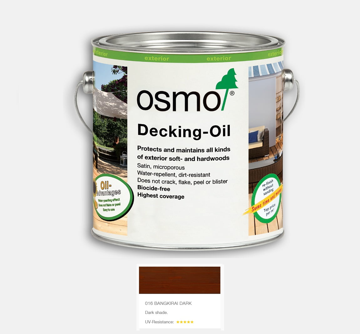 0.75L Bangkirai Dark Decking Oil 016