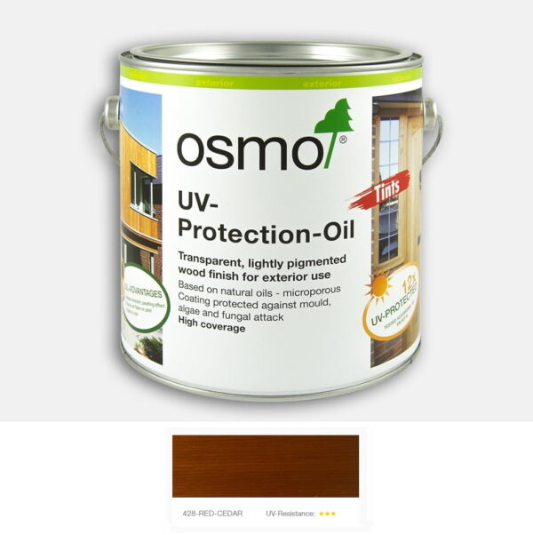 0.75L UV Protection Oil Red Cedar Satin with film protection