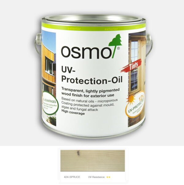 0.75L UV Protection Oil Spruce Satin with film protection